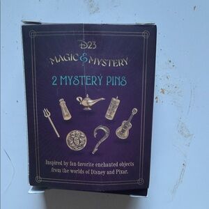 Disney D23 Magic & Mystery Pins - Purple and Gold